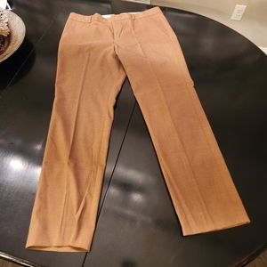 Banana Republic Ryan Curvy tan dress pants 10